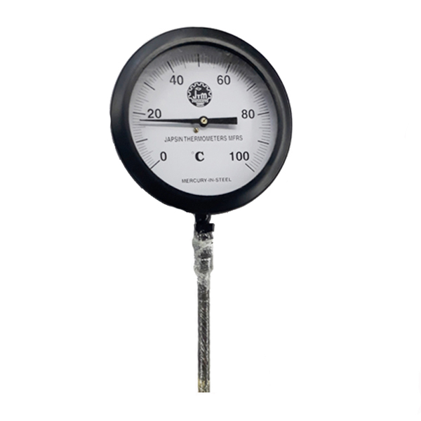 Dial Thermometer Mercury in Steel (Vertical Type)