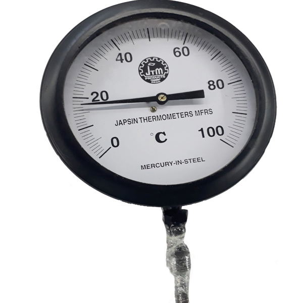 Dial Thermometer Mercury in Steel (Vertical Type)