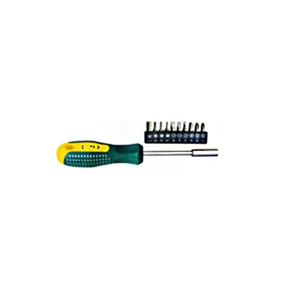 Tstop 11Pcs Rubber Handle Screwdriver Sets